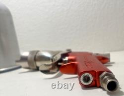 Pistolet de pulvérisation à alimentation par gravité Snap On Saber HVLP 1.3 mm et godet en aluminium à alimentation par gravité
