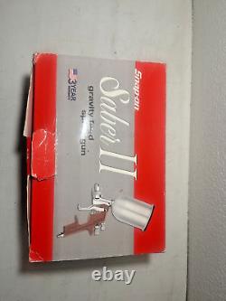 Pistolet de pulvérisation à alimentation par gravité Snap On Saber HVLP 1.3 mm et godet en aluminium à alimentation par gravité