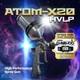 Pistolet De Pulv&eacute;risation Automobile Atom X20 Hvlp Avec Lampe Gunbudd Gratuite Pour Base/transparent