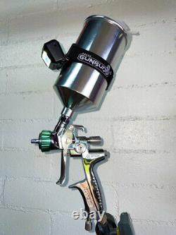 Pistolet de pulvérisation d'air ATOM X27-HVLP pour peinture solvant/eau avec GUNBUDD LIGHT GRATUIT