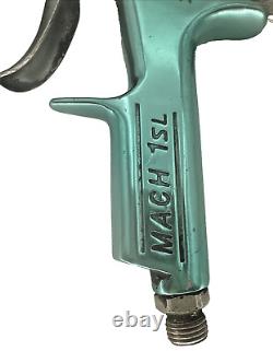 Pistolet de pulvérisation d'air Binks Mach 1SL HVLP, sans buse, débit réglable, utilisé (AA3)