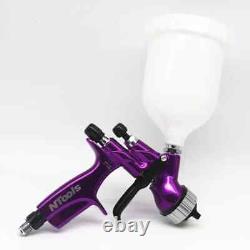 Pistolet de pulvérisation de peinture HVLP CV1 Devilbiss avec buse de 1,3 mm pour voiture violette