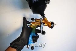Pistolet de pulvérisation de peinture pour voiture HVLP Solvant/Eau ATOM X88 BLUEMOON à alimentation par gravité