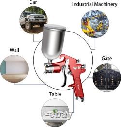 Pistolet de pulvérisation efficace pour peinture, buse en acier inoxydable de 1,5 mm et capacité de 400 cc
