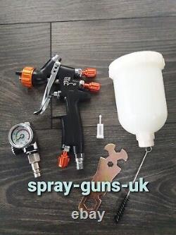 Pistolet de pulvérisation mini Smart Repair HVLP SRi Pro 1,2 mm + Régulateur 2k Gti Lite