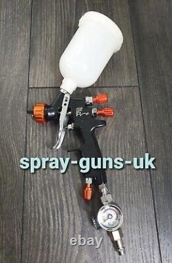 Pistolet de pulvérisation mini Smart Repair HVLP SRi Pro 1,2 mm + Régulateur 2k Gti Lite