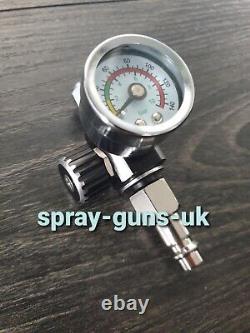 Pistolet de pulvérisation mini Smart Repair HVLP SRi Pro 1,2 mm + Régulateur 2k Gti Lite