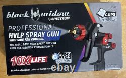 Pistolet de pulvérisation professionnel HVLP Black Widow Spectrum (BW-HVLP-SF) avec buse de 1,7 mm (56152)