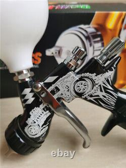 Pistolet pulvérisateur DEVILBISS GTI Pro Lite TE20 professionnel à peinture avec buse de 1,3 mm HVLP.