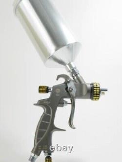 Pistolet pulvérisateur HVLP ATOMX20 pour peinture automobile avec apprêt et lampe GUNBUDD GRATUITE