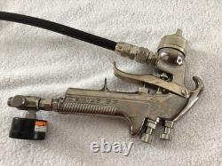 Pistolet pulvérisateur HVLP DeViliss PLUS (j-04) avec pot de pression SG2 BINKS Modèle 80-350 BEAU