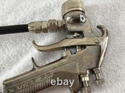 Pistolet pulvérisateur HVLP DeViliss PLUS (j-04) avec pot de pression SG2 BINKS Modèle 80-350 BEAU