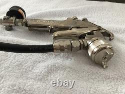 Pistolet pulvérisateur HVLP DeViliss PLUS (j-04) avec pot de pression SG2 BINKS Modèle 80-350 BEAU