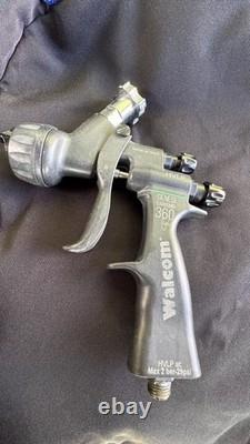 Pistolet pulvérisateur HVLP Walcom Carbonio 360 Light à alimentation par gravité