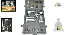 Pistolet pulvérisateur HVLP polyvalent 2,7 avec kit de brosses de nettoyage et outils d’entretien