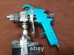 Pistolet pulvérisateur Sharpe 998 à alimentation sous pression HVLP#S système bleu (Bon)