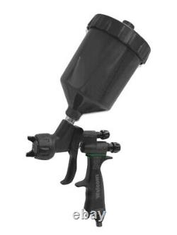Pistolet pulvérisateur Walcom Genesi Carbionio 360 Evo HVLP 1.4L Kit avec tasse à gravité anti-UV