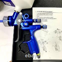 Pistolet pulvérisateur automobile sans air bleu HVLP Gravity 5200B avec buse de 1,3 mm