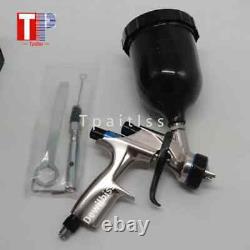 Pistolet pulvérisateur pour automobile TPaitlss avec godet de 600ml pour vernis transparent et peinture d'apprêt HVLP de 1.3