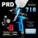 Pistolet Pulv&eacute;risateur Professionnel Hvlp Porphis Prd-716 1,3 Mm Bleu Avec Cadeaux Offerts Inclus