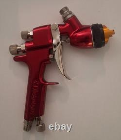 Pistolet pulvérisateur rouge HVLP Jaguar J100H avec godet de C. A. Technologies