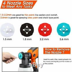 Rexbeti 700watt Haute Puissance Pulvérisateur De Peinture, 1000 ML / Min Hvlp Pistolet Électrique Accueil
