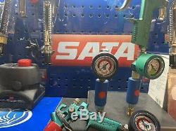 SATA 27771 Hvlp Air Micrométrique Withgauge 0-145 Psi Régulateur Du Jet Gun