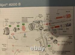 SATA Jet 4000b Hvlp/rp (1) Kit D’entretien Partie #1047837