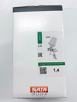 SATA Jet 5000 B Hvlp Digital 1.4 Spray Gun Kit #211151 Nouveau