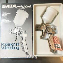 SATA Minijet Hvlp 1.0 MM Buse Spray Gun Made In Germany Nouveau