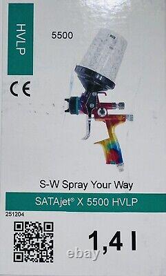 SATAjet X 5500 HVLP 1.4 - Pistolet de pulvérisation standard avec gobelets RPS - Édition spéciale limitée