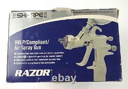 Sharpe Razor Hvlp Pistolet De Pulvérisation D'air Compatible Avec La Tasse 1.0 Buse 253431 Gravité De Peinture