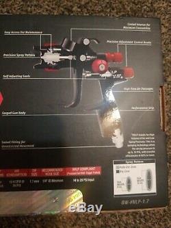 Spectrum Black Widow Hvlp Spray De Gun-bw-hvlp 1.7 56152 Nouveau