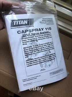 Titan Capspray 115 Hvlp Système De Pulvérisation À Finition Fine + Pistolet Titan Maxum II