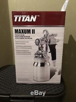 Titan Capspray 115 Hvlp Système De Pulvérisation À Finition Fine + Pistolet Titan Maxum II