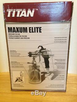 Titan Capspray Hvlp Maxum Elite Pistolet À Pression Alimenté Pistolet 0524027 Nib Automotive
