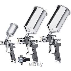 Titan Vaper 4pc Triple Set Up Set De Pistolet À Peinture Hvlp