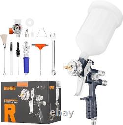 Un pistolet pulvérisateur HVLP professionnel avec buse de 1.8mm et godet de 600cc