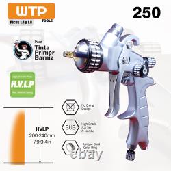 Wtp 250 1.4/1.8 Hvlp Profesional Spray Gun Clear/color/primer
