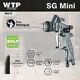 Wtp Sgmini Hvlp Professional Spray Paint Gun 1.2 100 Ml Coupe Mini Jet D'encre Couleur / Effacer